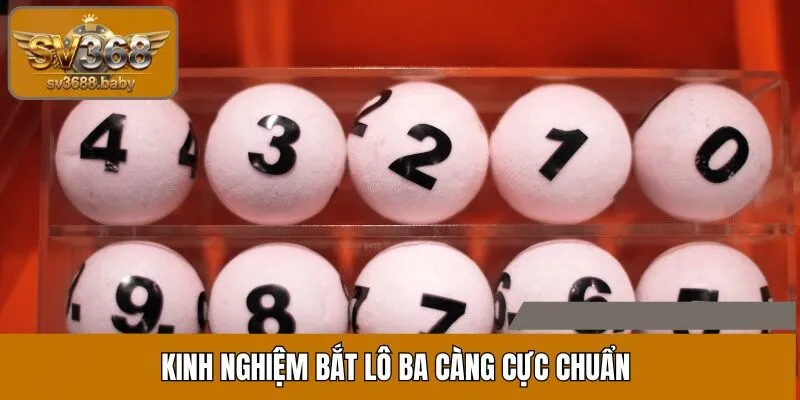 Kinh nghiệm bắt lô cực chuẩn Kinh nghiệm bắt lô cực chuẩn