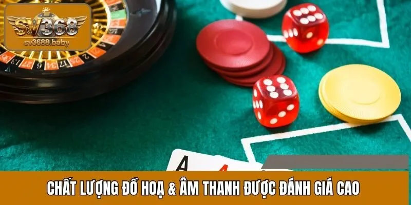 Chất lượng đồ hoạ và âm thanh tại sảnh WM Casino được đánh giá cao Chất lượng đồ hoạ và âm thanh tại sảnh WM Casino được đánh giá cao